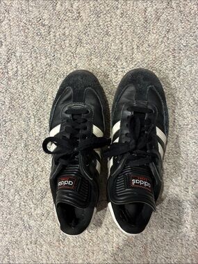 adidas Black Sneakers with White Stripes